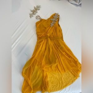 Gold lyric Large Child Weissman costume.